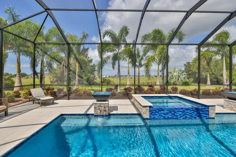 Pool and deck — Del Coronado custom pool project by Wahoo Pools in Tampa Bay, FL