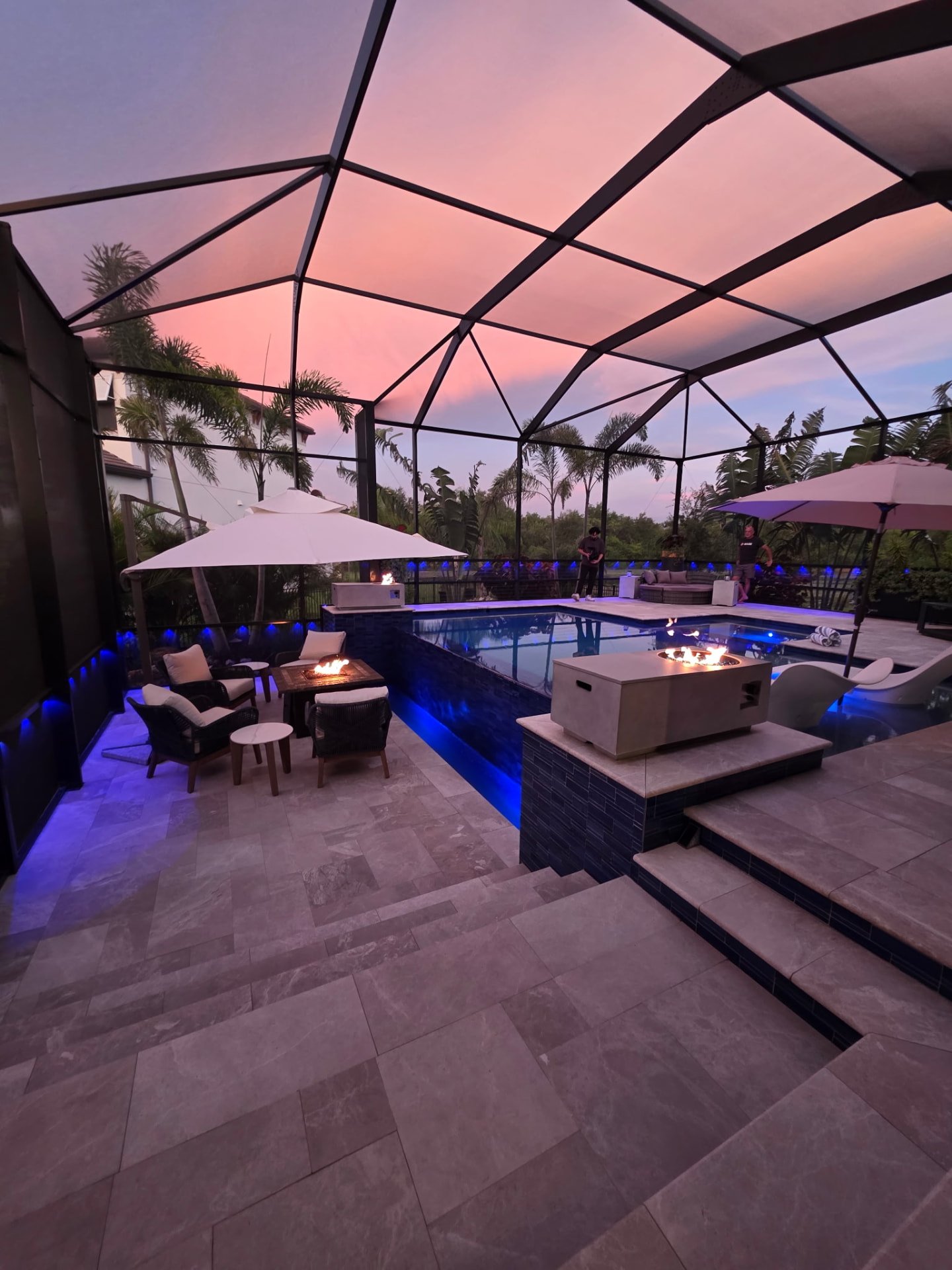 Sunset Lanai Retreat — Wahoo Pools custom build 3