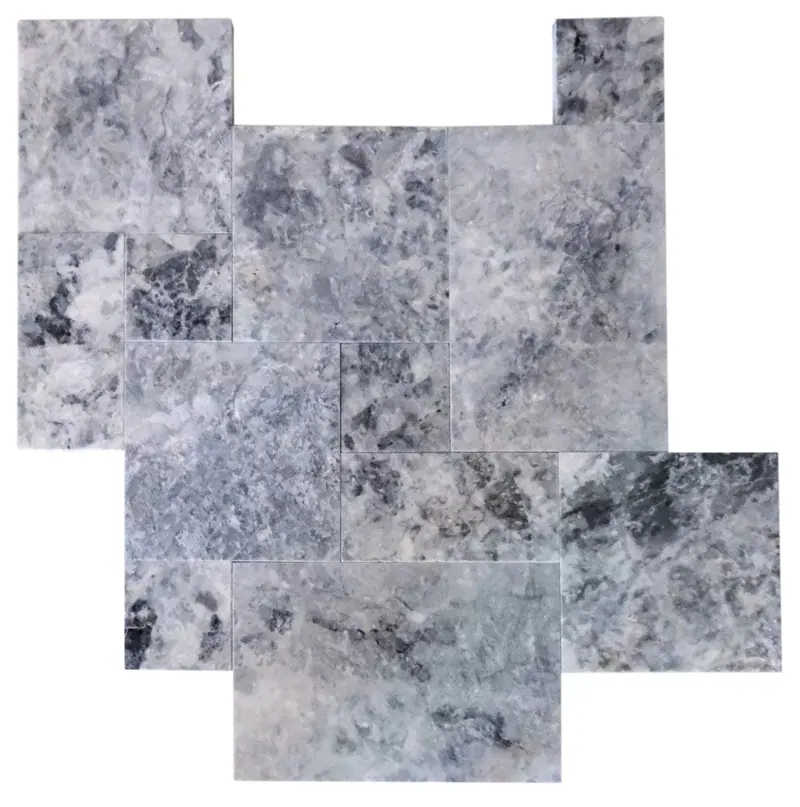 Platinum Marble Pavers by Harmony Stone