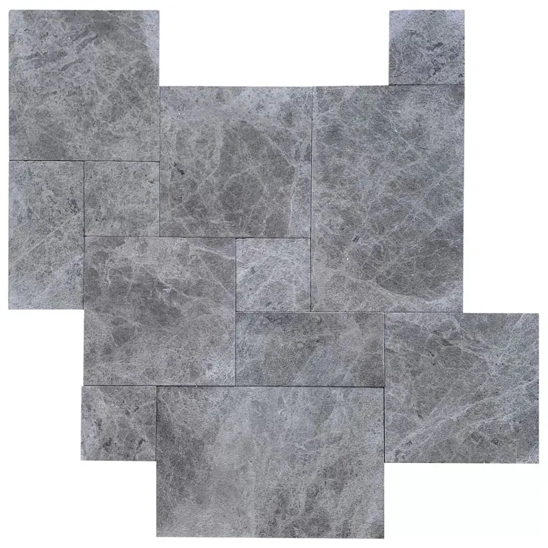 Silver Shadow Marble Pavers by Harmony Stone