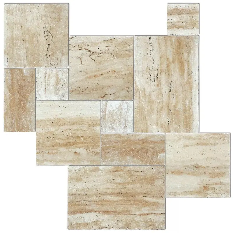 Patara Travertine Pavers by Harmony Stone