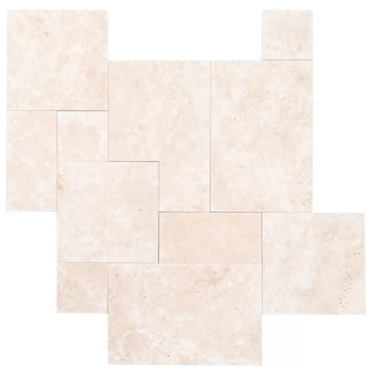Harmony Stone Miletos Ivory Travertine Pavers — Decking